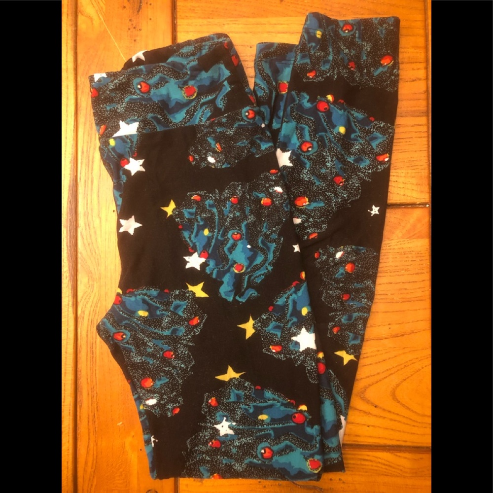 Lularoe Christmas leggings OS